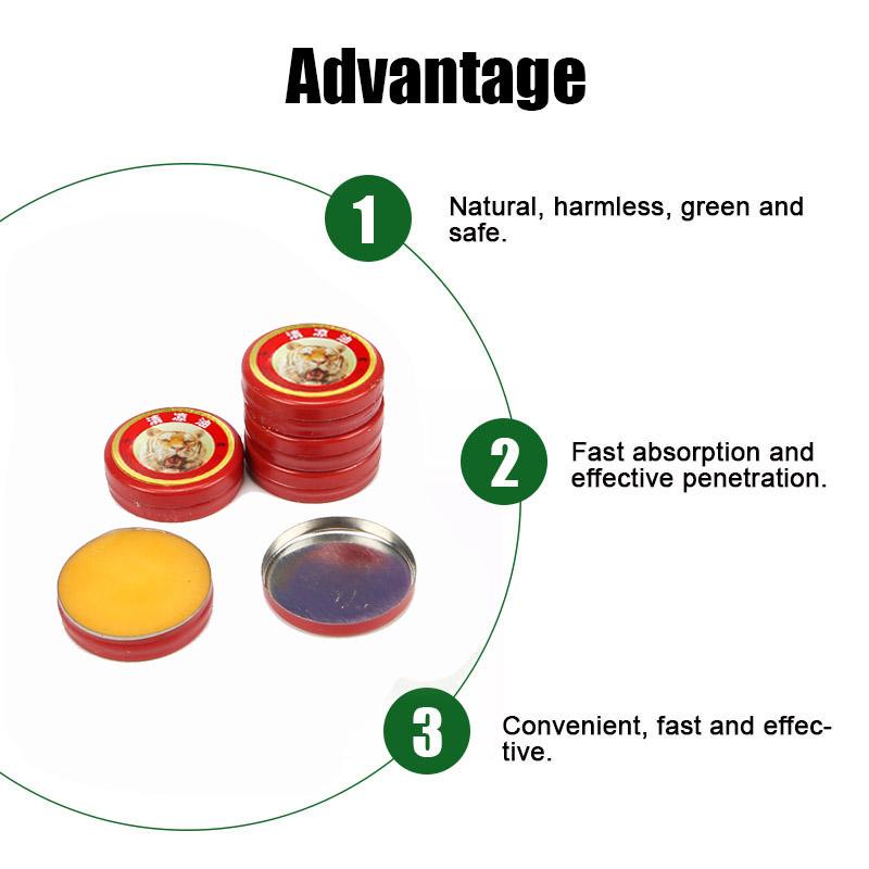 Охлаждающее масло «Голова тигра» для полевых работ, средство от комаров, освежающее масло против зуда