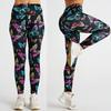 Женские леггинсы для йоги с красочным принтом бабочек, леггинсы для фитнеса с высокой талией, спортивные леггинсы для йоги