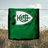 1PC Green Shield Emblem Design Printed Soft Flannel Blanket Throw for Adult Bedroom Living Room Sofa Camping Travel Fan gifts Christmas Gifts