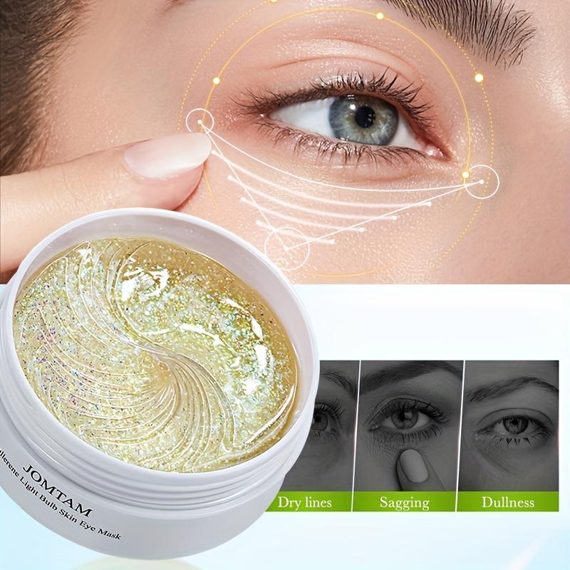 Маска для глаз с ослепительной мускулатурой Fullerene Light Bulb, увлажняющая и укрепляющая маска для глаз, 60 шт.(30 пар)