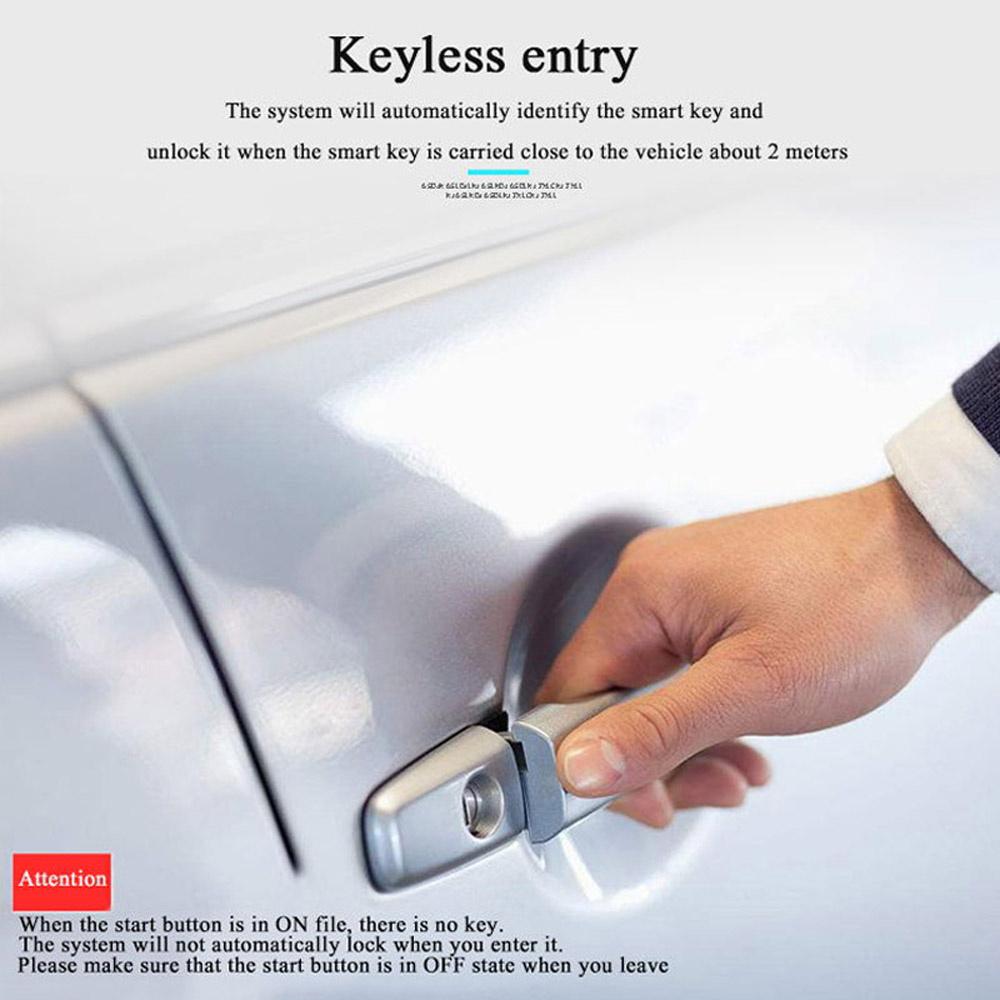Универсальная автомобильная сигнализация Пассивная бесключевая система запуска одной кнопкой Комплект дистанционного управления