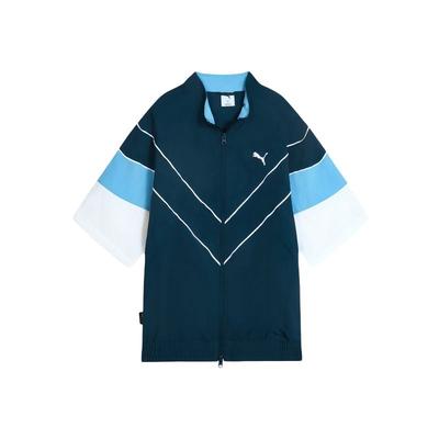 Puma Ретро Колорблок Повседневная Мода Простая Куртка с Коротким Рукавом Унисекс куртки 634276-06