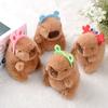 Doll Hair Card Kapibara Doll Pendant Keychain Capybara Plush Toy Trinket Doll