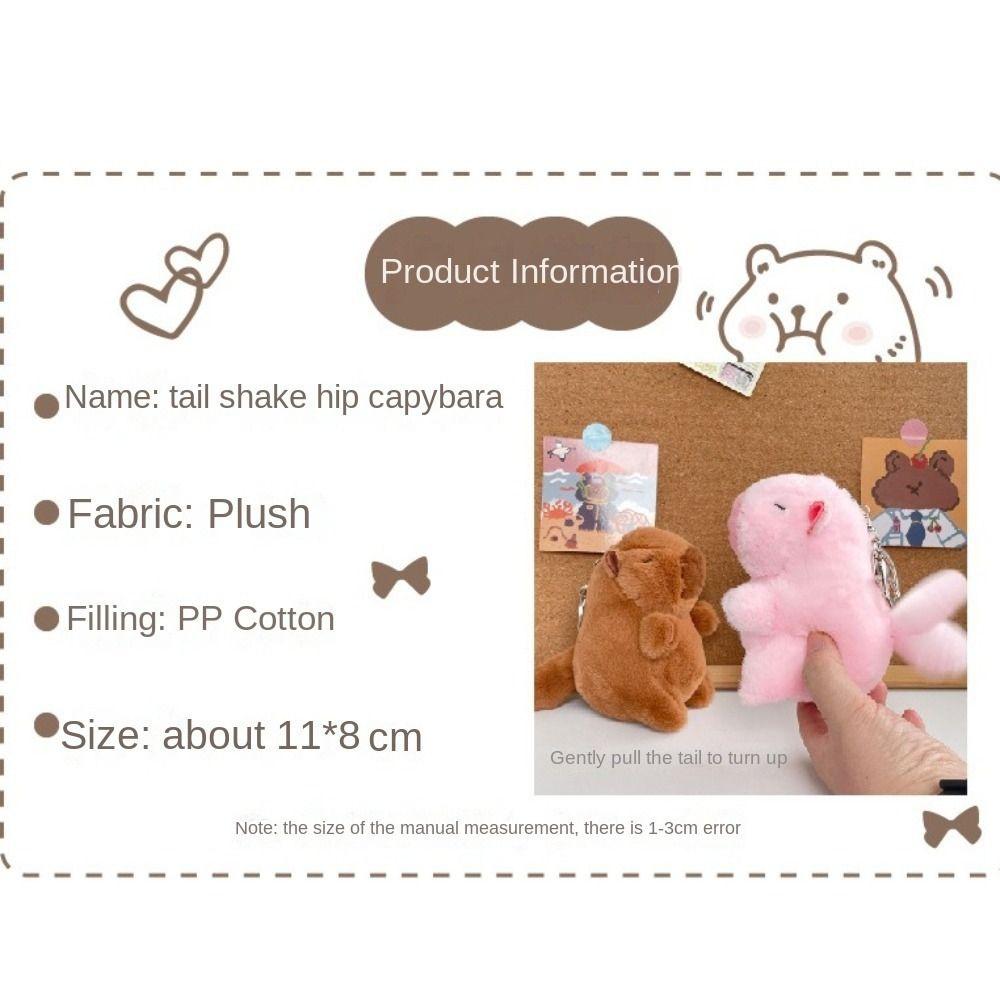 Детский подарок Капибара Кукла Мягкие игрушки Подвеска для сумки Подарок Плюшевая игрушка Автомобиль Пара