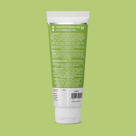 Крем для глубокого увлажнения Derma Co 4% Urea с молочной кислотой и комплексом керамидов | Глубоко увлажняет | Восстанавливает естественный барьер кожи