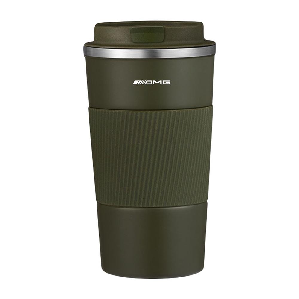 500ml Car Stainless Steel Coffee Cup Vacuum Thermos Mug Non-slip Insulated Bottle For Mercedes Benz G S R C E B A Class GLA GLK