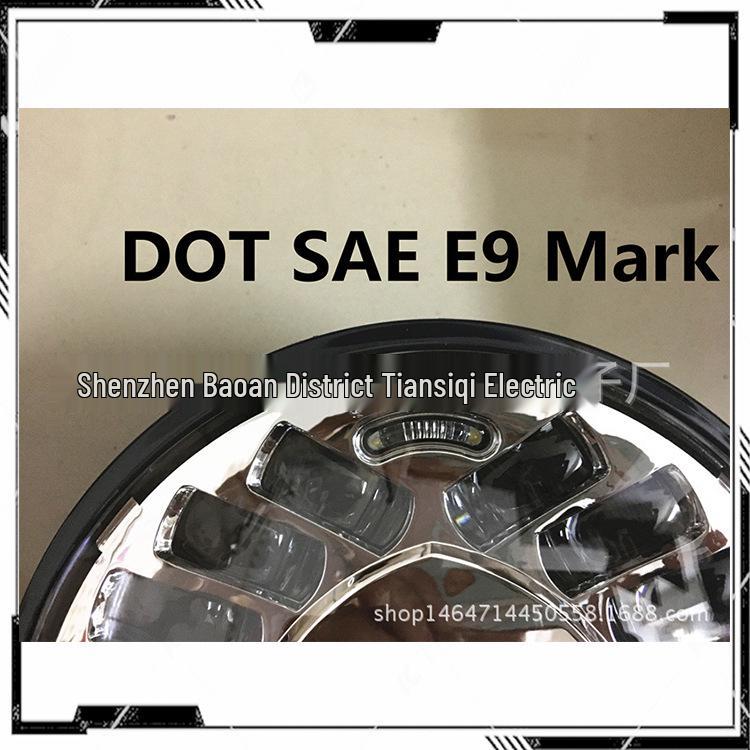 5,75-дюймовая светодиодная фара с дистанционным управлением для мотоциклов Harley