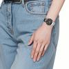 Casio Серия CASIOSHEEN трехглазый водостойкий бриллиантовый кварцевый механизм стальной ремешок японские и корейские часы женские часы черный циферблат SHN-5003P-1A