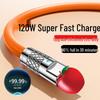 Кабель Type-C для быстрой зарядки 120 Вт для Huawei, Xiaomi, Oppo - Утолщенный дизайн, ток 6 А