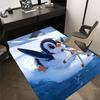 1PC Penguin Snow Non-Slip Floor carpet, suitable for Office, bedroomand playrooms. It can also be used as a sofa footrest cover-T60