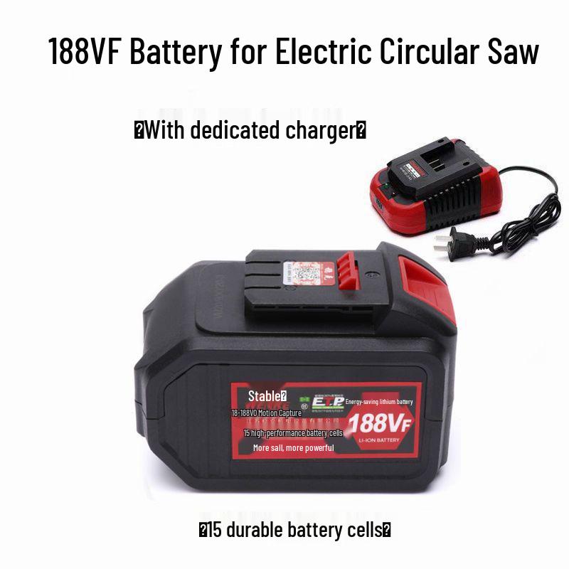 Универсальная литиевая батарея Wenkeli для электроинструментов: Циркулярная пила, Угловая шлифмашина (болгарка), Перфоратор, Столярное дело