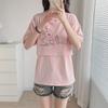 Summer Cotton Maternity T-Shirt for Nursing, Postpartum Wear with Flip-Up Opening, Versatile Bottoming Shirt for Moms