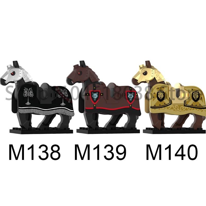 Средневековые Военные Фигурки Осьминог Морской Демон Рыцари Строительные Блоки Оружие Аксессуары Меч Храм Копье Щит MOC MINiBricks