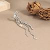 Кисточка циркон серьги клипса без пирсинга для женщин длинный звезда ушная косточка клипса модные индивидуальные украшения вечерние аксессуары винтажные кольца серьги