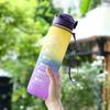 1000ML Sports Water Bottle Motivational Straw Bottle with Time Marker Leakproof Drinking Bottle for Home Outdoor