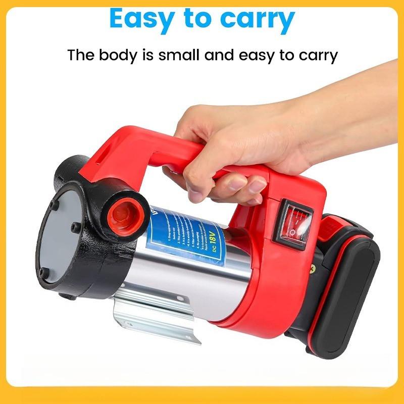 Cordless Electric Fuel Transfer Pump Oil Commercial Self-priming Extractor Pump Motor Auto Diesel Kerosene Extraction Pump