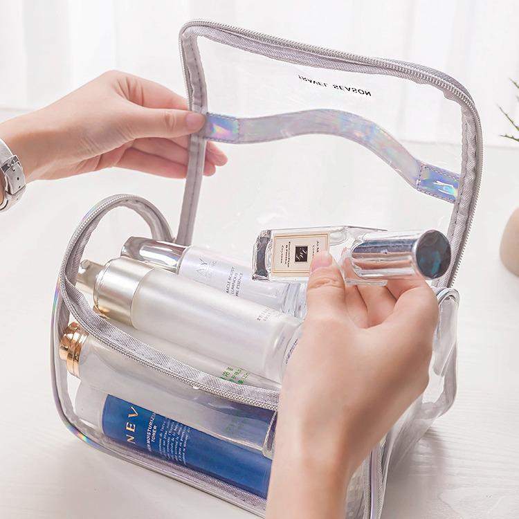 Портативная дорожная косметичка большой вместимости - Стильная и функциональная сумочка для хранения