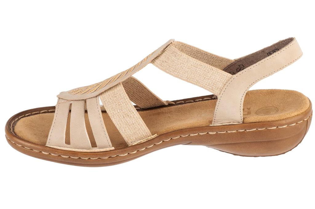 RIEKER Сандалии, Женские бежевые босоножки