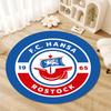 Круглый ковер Fc Hansa Cool, Ковер для гостиной, спальни, дивана, игровой комнаты, Нескользящий коврик для пола Q0013