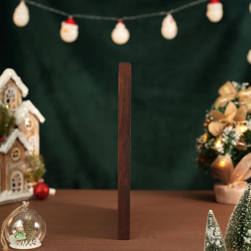 Рождественские деревянные резные украшения из цельного дерева украшения подарки Vantage Crafts