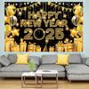 New Year Theme Happy New Year Photography Backdrop Background Banner  Home Party Decor