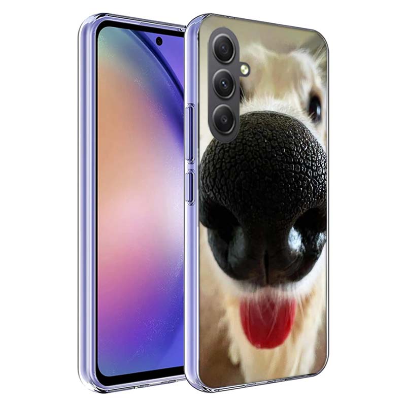 Покажите вам его милый чехол для телефона с собачьим носом для Samsung A17 A37 A57 A07 A16 A26 A36 A56 A06 A02S A12 A22 A32 A52S A04S A14 A24 A34 A54