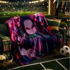 Anime Slayer Characters Throws Blanket Flannel Blankets Plush for Couch Bed Gifts for Men Women Travel picnic blanket Christmas fan gifts