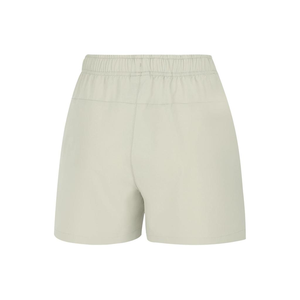 Li-Ning Solid Color Low Waist Sweat Absorbing Breathable Sports Casual Shorts Women Shorts Limestone AKSU556-3