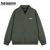 Mark Fairwhale Men's Baseball Collar Flight Jacket