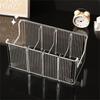 Clear Organiser Box For Neckties Belts Jewelry Multi Compartment PET Storage Case Home Organization Tool