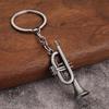 Yousheng Musician Keychain Pendant Decorative 3D Design Bag Hanging Pendant Miniature Instrument Shape Key Holder Bag Charm