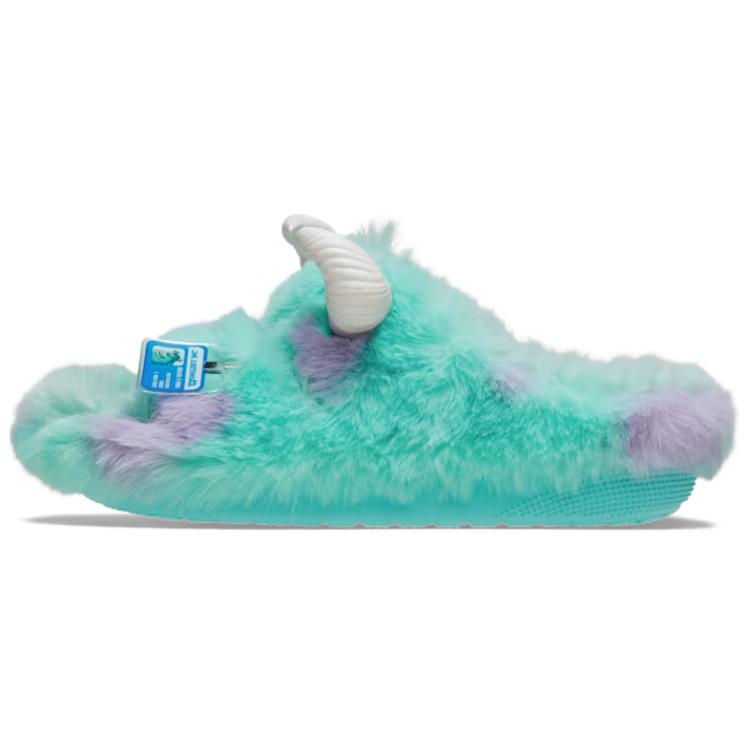 Crocs Модные трендовые тапочки для мужчин и женщин в синем и фиолетовом цвете