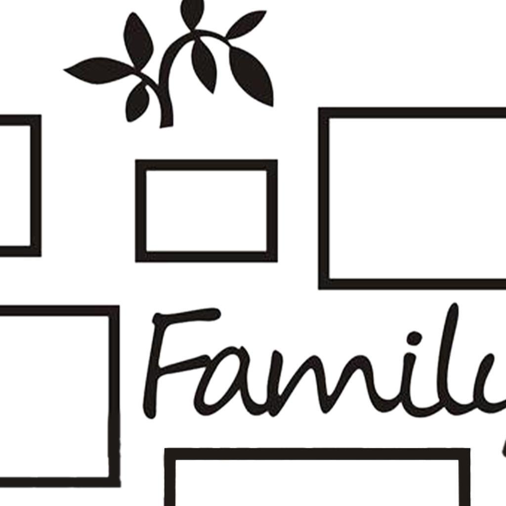 Wall Sticker Environmental Friendly Waterproof Corrosion Resistance Acrylic Photo Frame Wall Decor