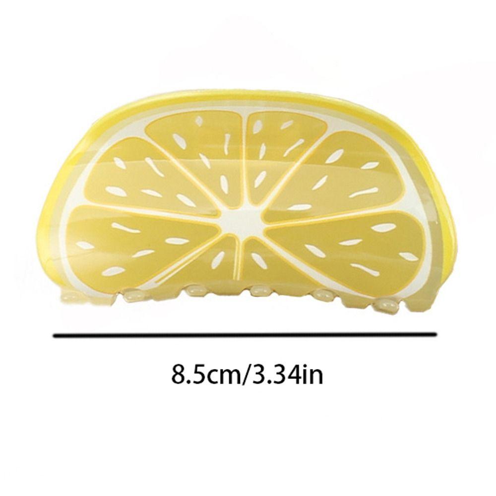 Pitaya Ponytail Holder Srawberry Women Shark Clip Fruits Hair Claw Korean Hair Clips Watermelon