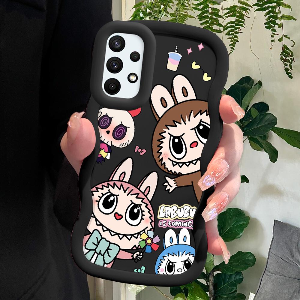 Окрашенный узор Big Wave Edge Мягкий силиконовый материал Macaron чехол для телефона противоударный защитный резиновый чехол для Samsung Xiaomi Poco Redmi