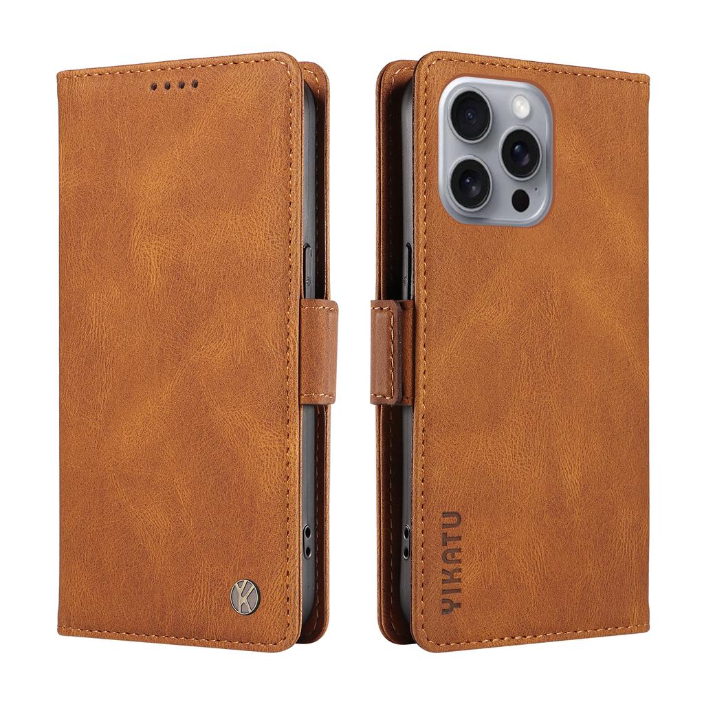 Чехол-кошелек из нубуковой искусственной кожи с отделениями для карт и боковой пряжкой для iPhone XS,XR,XS Max,SE,iPhone 7,8,7Plus,11,11Pro,11Pro,12,13,14,15,16...