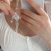 Оригинальная цепочка для телефона Dream Jellyfish, кристально чистый брелок для ключей с изображением морской жизни, изогнутый металлический кулон