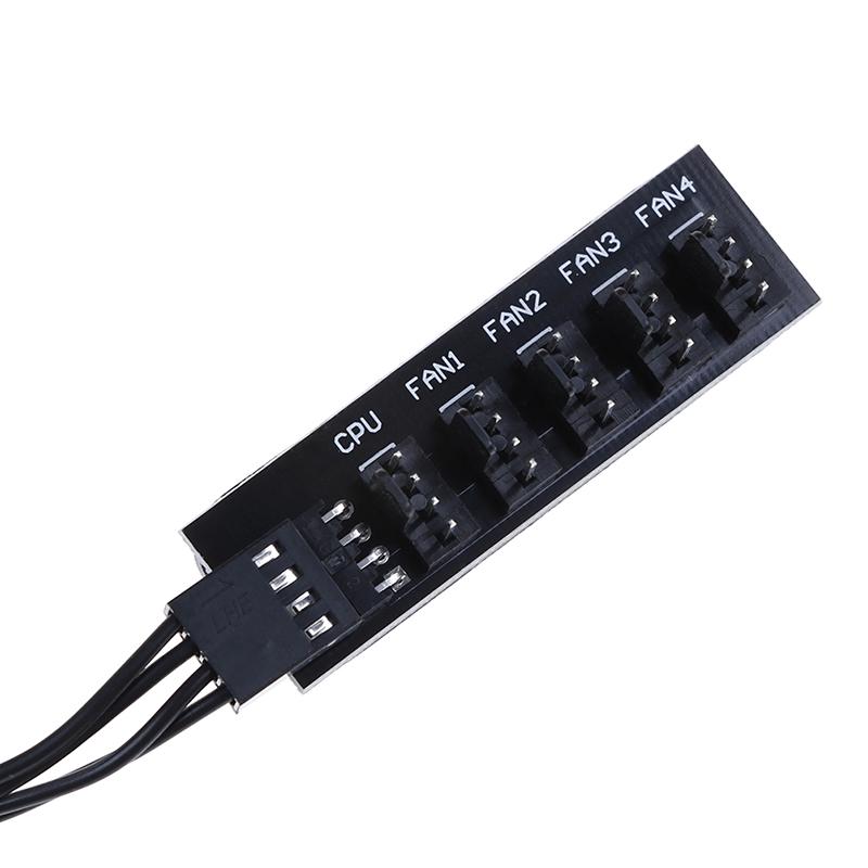 1 к 5 4Pin процессорный кулер корпус вентилятор концентратор разветвитель адаптер кабель питания