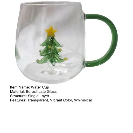 Handmade Glass Cup Animal Plant Shape Transparent Water Cup Cute Coffee Milk Drink Cup