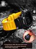 Для Casio G-SHOCK black knight 3506 GBD-200-1/GBD-200SM модифицированный фторкаучуковый спортивный водонепроницаемый ремешок для часов аксессуар