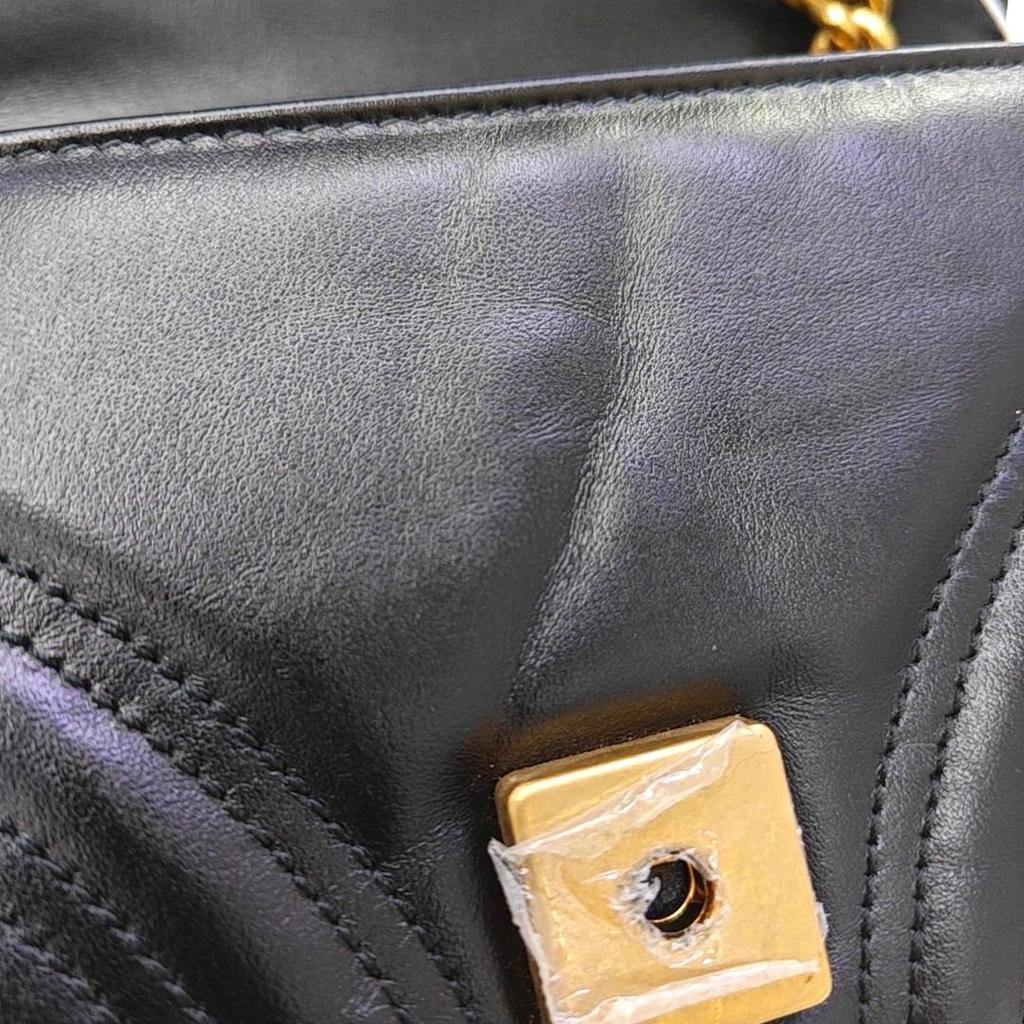 [Pre-Owned] Gucci GG Marmont Matelassé Mini Bag 'Black' - Very Good #2EO132