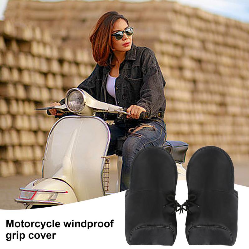 2 шт. толстые теплые перчатки для руля мотоцикла перчатки для руля электровелосипеда перчатки для езды на зиму