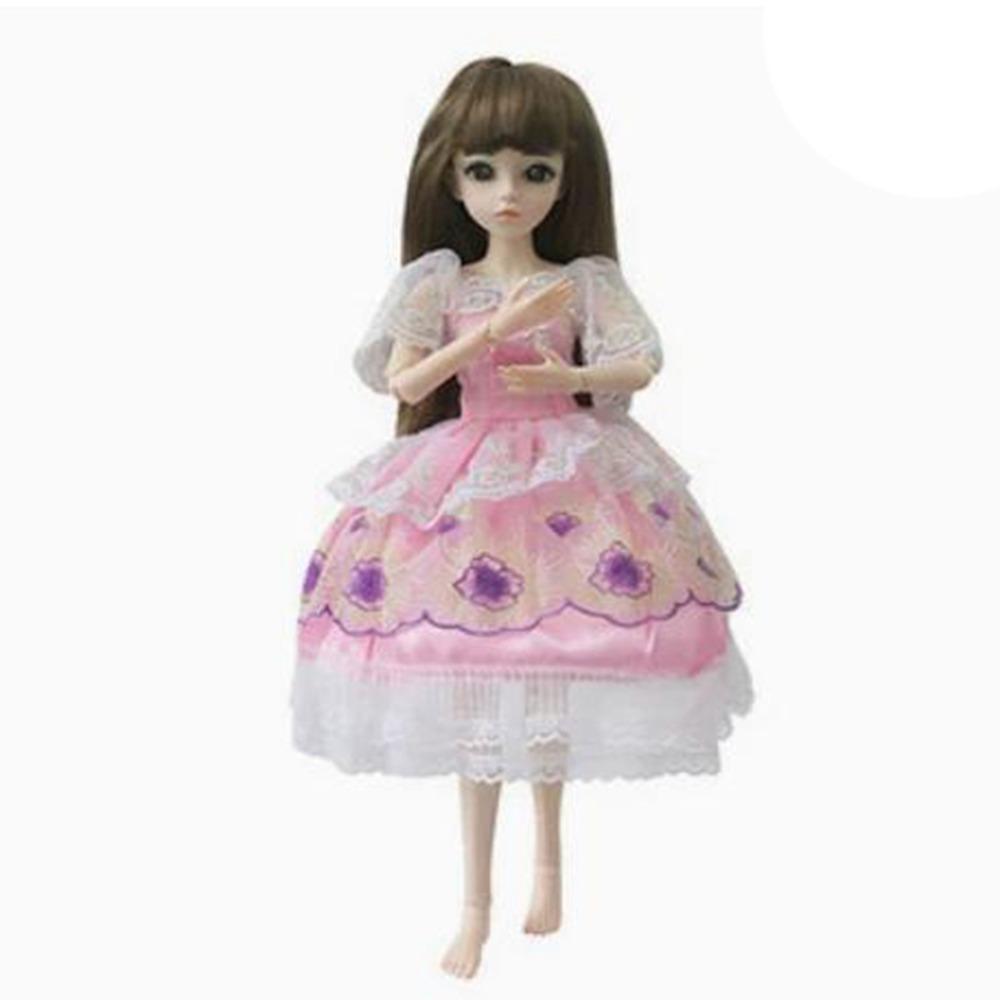 Кружевные платья ручной работы, свадебные платья, праздничная одежда для кукол 1/3 BJD 60 см