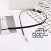 Adjustable Patent Leather Belt Solid Color Durable Thin Buckle Belt Clothes Accessories Versatile Women Waistband Girls