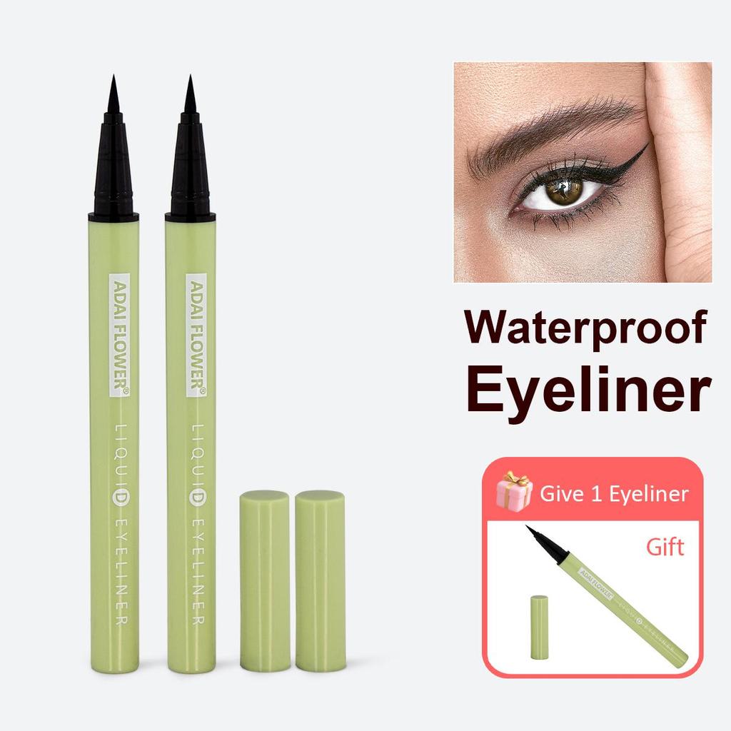 Водостойкая подводка для глаз. Не размазывается, не оставляет следов, долговечный цвет. Купите 2, получите 1 бесплатно. Светло-зеленый