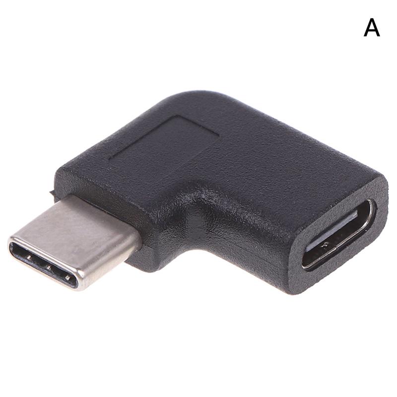 Right Angle 90 Degree Usb 3.1 Type C Male To Female Usb-C Converter Adapter