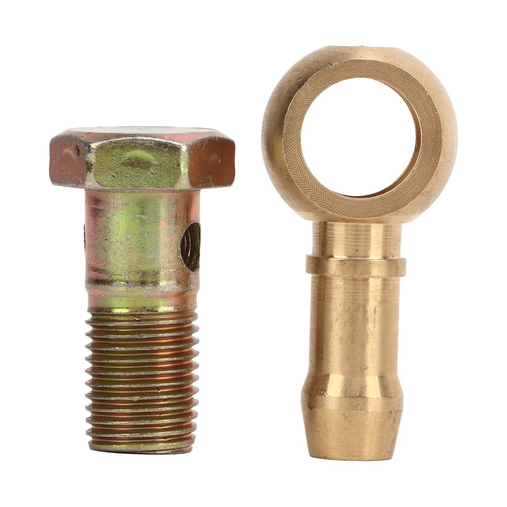 Комплект фитинга болта банджо M12 X 1,5 мм с 2 шайбами Адаптер фитинга банджо из алюминиевого сплава для тормозной системы автомобиля