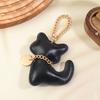 Мода ПУ Кожа Кот Брелок Милый Животный Брелок Женский Шарм для Сумки Подвеска для Сумки Украшение Подарки для Девочек
