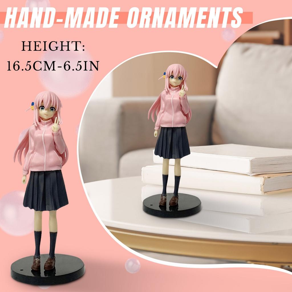 Lonely Rocks Cute Gotos Solos Second Gen Beauty Girl Tides Play Model Anime Hand Puppet Ornament Gift Jingpins
