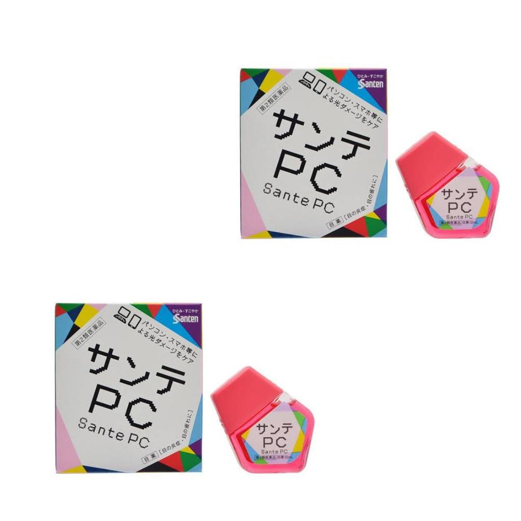 Santen Sante PC капли для глаз, при работе за компьютером, 12 мл